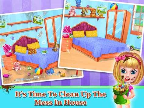My House Clean - Girls Home Cleanup Game screenshot 1