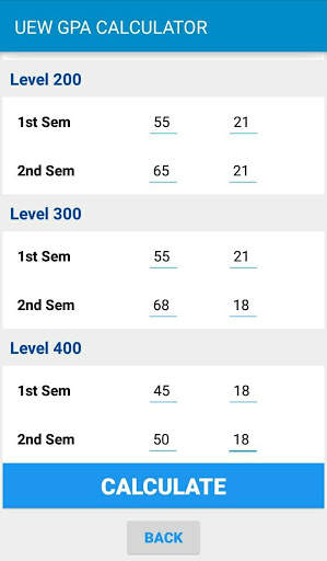 UEW GPA CALCULATOR screenshot 5