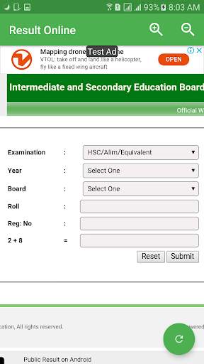 JSC Result screenshot 3