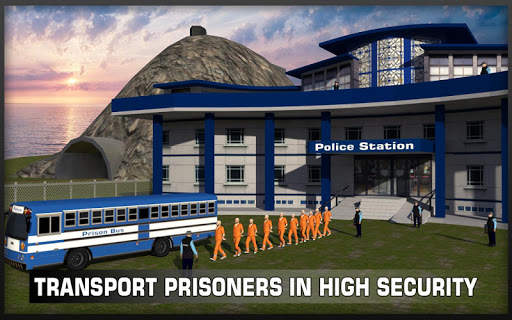 Coach Bus Police Transport 3D screenshot 11