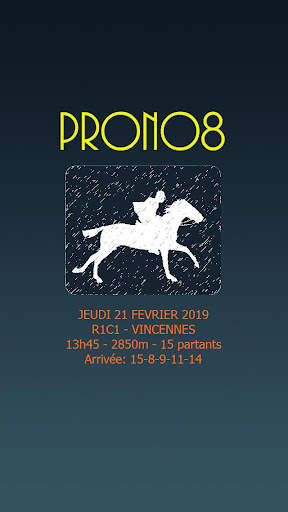 Prono8 - Pronostic quinté  avec système réducteur 1 تصوير الشاشة