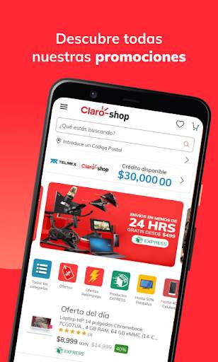 Claro shop screenshot 1