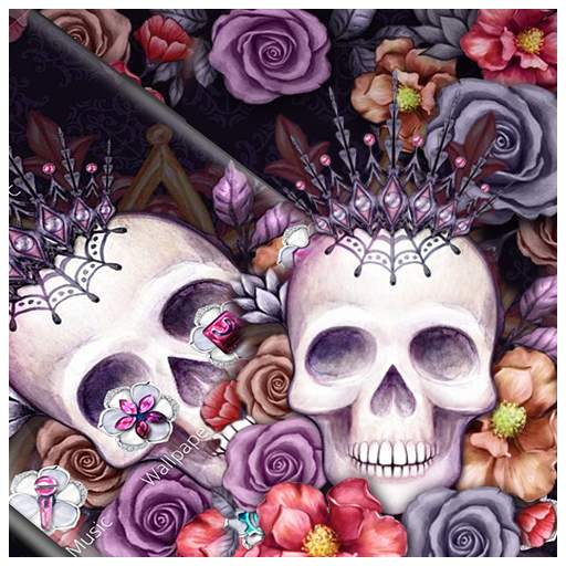 Colorful Flower Skull Fancy Theme 1.1.4