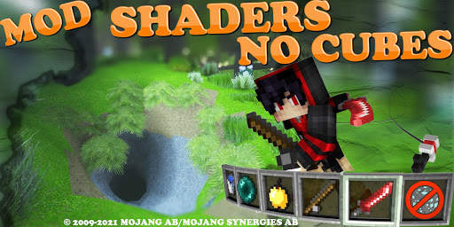 Mod No Cubes: Realisctic Shaders for PE screenshot 1