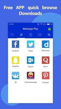 IMessage Plus 1 تصوير الشاشة
