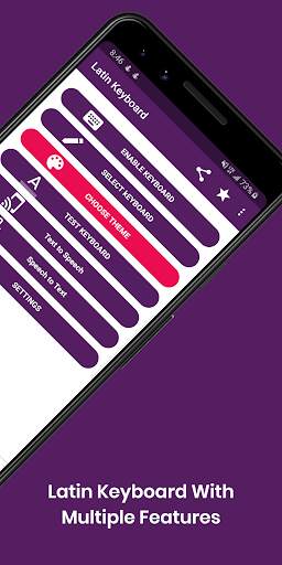 Latin English Keyboard : Infra screenshot 8