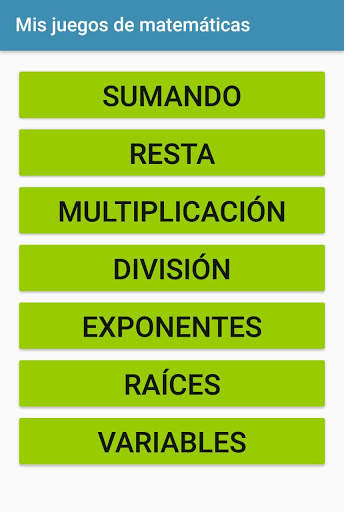 Mi juego de matemáticas screenshot 1