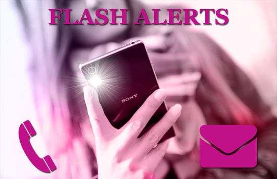 Flashlight Call Message Alert screenshot 1