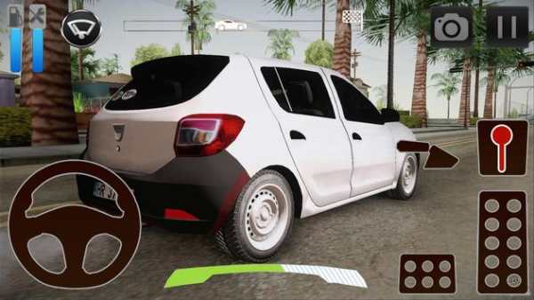 Car Driving Simulator Dacia screenshot 2