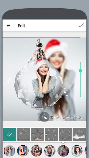 PiP Christmas Camera New Year photo frame 2020 screenshot 4