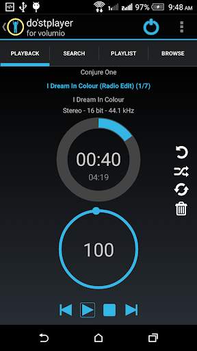 Audioward for Volumio 2 تصوير الشاشة