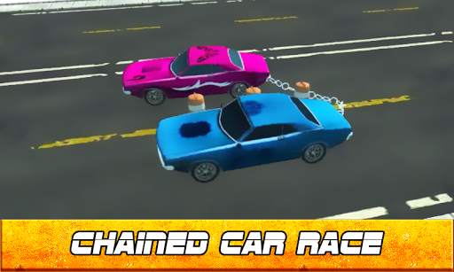 Chained 3D Cars - City Rush Race screenshot 1
