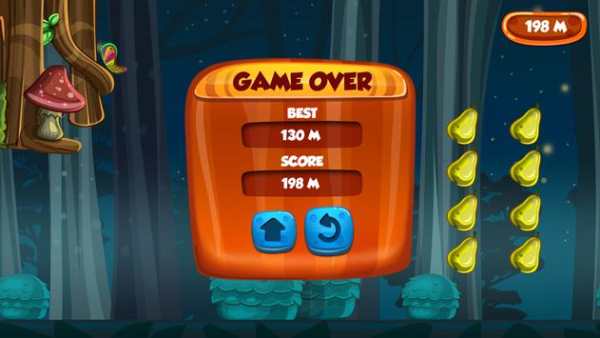 Flying with Rope Bear Game screenshot 5