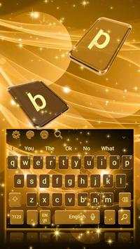 Classic Simple Gold Keyboard Theme screenshot 4