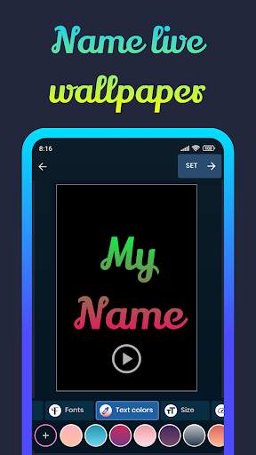 Name wallpaper maker in style screenshot 5