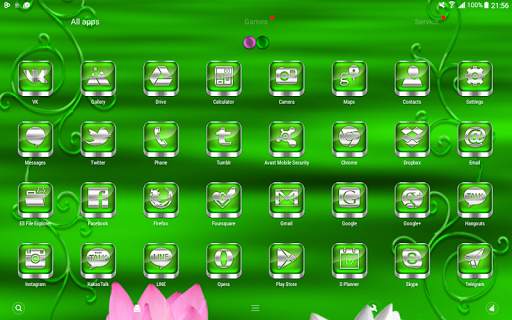Free Lotus  Go Launcher theme screenshot 11