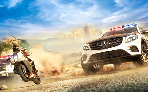 Crazy Car Racing Police Chase screenshot 6