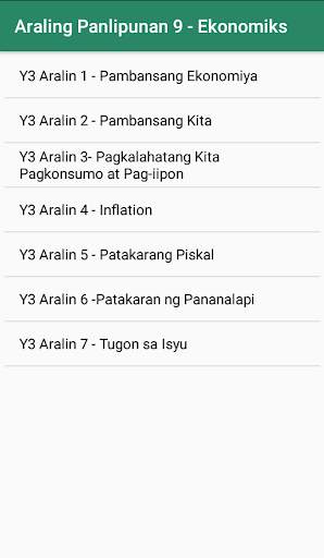 Araling Panlipunan 9 screenshot 2