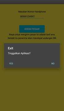Kirim Pesan WA tanpa save Kontak screenshot 3