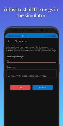 WhatsResponder - An AutoResponder Bot for Whatsapp screenshot 7