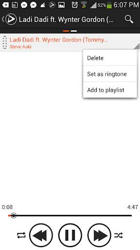 Audio Player 6 تصوير الشاشة