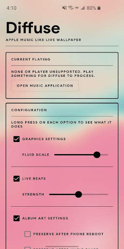 Diffuse [Free] - Apple Music Live Wallpaper 💿 screenshot 7