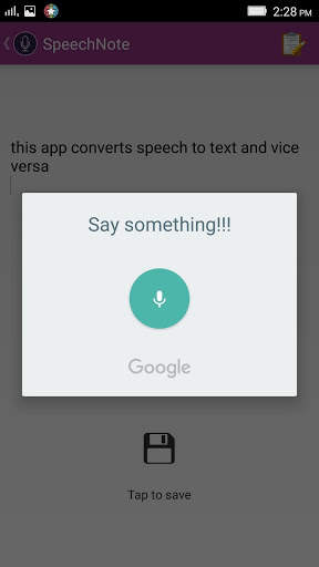 Speech Note screenshot 1