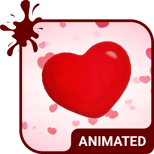 Dream Love Animated Keyboard   Live Wallpaper أيقونة