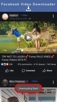 Video Downloader for Facebook App - No Watermark स्क्रीनशॉट 8