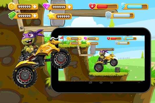 Ninja climbs hill screenshot 2