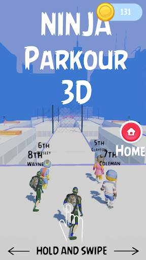Adventure Turtle Hero Parkour Ninja Race screenshot 2