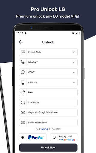 Free SIM Unlock Code for LG Phones screenshot 20