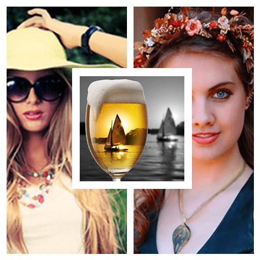PIP Collage Photo Editor - Pip Effect Photo Frames आइकन