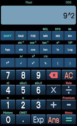 Easy Natural Scientific Calculator screenshot 2