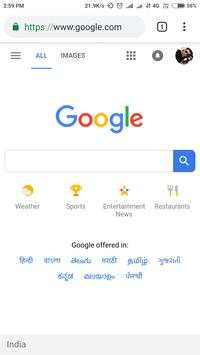 Web Browser 4G screenshot 1