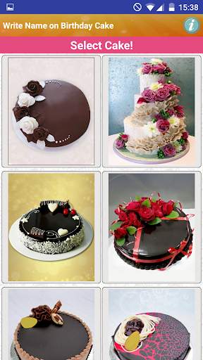 Write Name on Birthday Cake скриншот 1