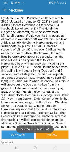Herobrine Mod For Minecraft screenshot 1