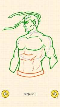 How To Draw Shadow Fight Heroes screenshot 5