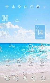 One Summer Day Launcher Theme screenshot 4