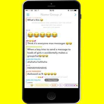 SnapFake Fake Conversation Chats screenshot 2