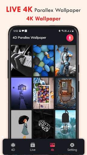 3D Parallax Wallpaper-Live Wallpapers,4K Wallpaper screenshot 4