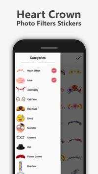 Heart Crown Photo Filters Stickers screenshot 5