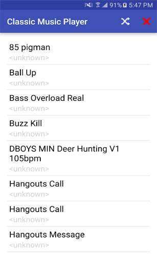 Classic Music Player screenshot 1