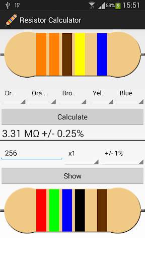 Calculadora de Resistencia screenshot 1
