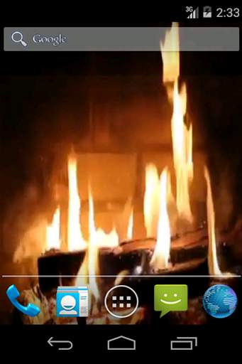 Real Fireplace Live Wallpaper screenshot 1