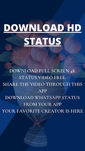 FULL HD STATUS APP - DOWNLOAD 4K/1080P 60FPS VIDEO screenshot 1