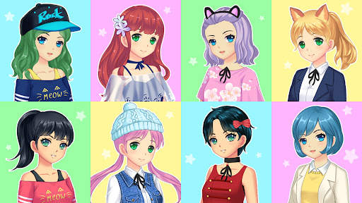 Anime Dress Up Games For Girls screenshot 1
