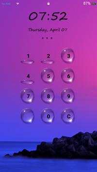 Lock Screen - Water Drop screenshot 1