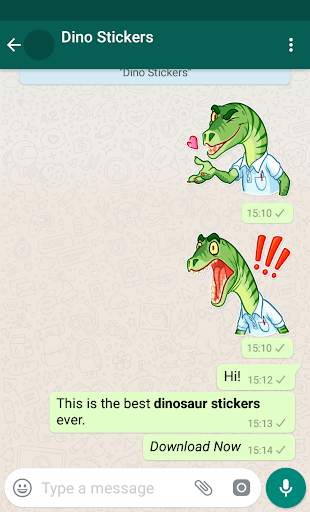 New WAStickerApps - Dinosaur Stickers For Chat screenshot 4