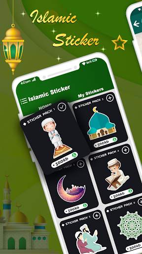Islamic Stickers : WAStickerApps screenshot 1